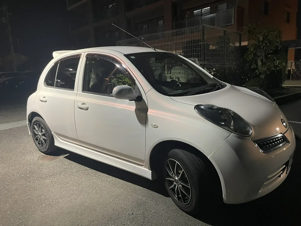 日産マーチ｜完成（ピンクパール）